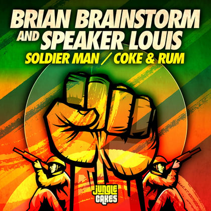 Soldier Man / Coke & Rum album by Brian Brainstorm - Drum and Bass Cover Art