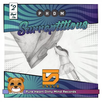 Surreptitious LP album by UnSub - Drum and Bass Cover Art