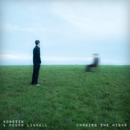 Chasing The Highs album by Konetix & Megan Linnell - Drum and Bass Cover Art