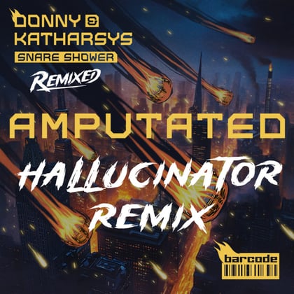 Amputated (Hallucinator Remix) album by Donny, Katharsys & Hallucinator - Drum and Bass Cover Art