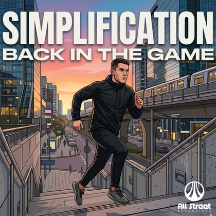 Back in the Game album by Simplification - Drum and Bass Cover Art