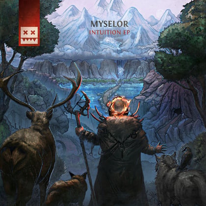 Intuition album by Myselor - Drum and Bass Cover Art