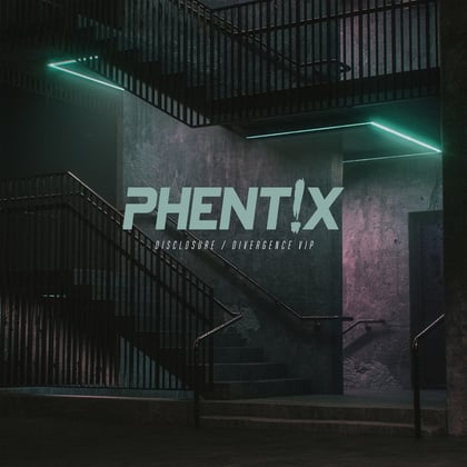 Disclosure / Divergence VIP album by Phentix - Drum and Bass Cover Art