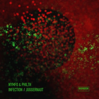 Infection / Juggernaut album by Nymfo & Philth - Drum and Bass Cover Art