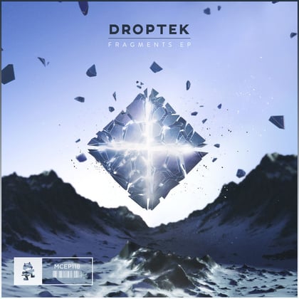 Fragments album by Droptek - Drum and Bass Cover Art