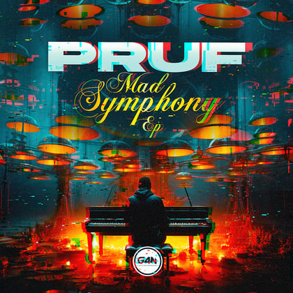 Mad Symphony album by Pruf - Drum and Bass Cover Art