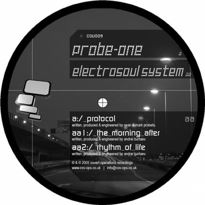 Protocol album by Electrosoul System - Drum and Bass Cover Art