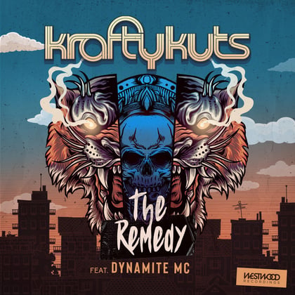 The Remedy album by Dynamite MC - Drum and Bass Cover Art