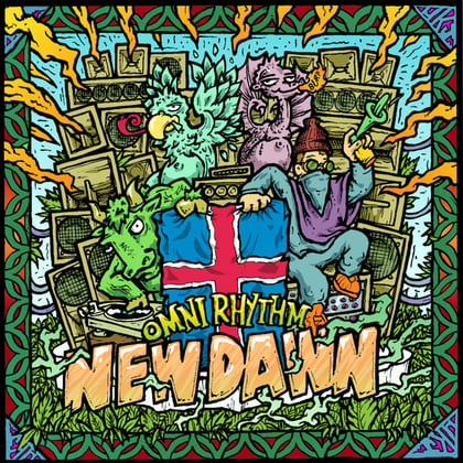 UK Jungle Presents: OmniRhythm - New Dawn album by OmniRhythm - Drum and Bass Cover Art