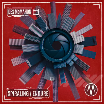 Spiraling/Endure album by Des McMahon - Drum and Bass Cover Art