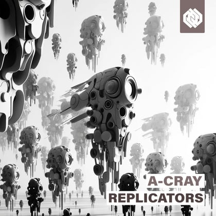 Replicators album by A-Cray - Drum and Bass Cover Art