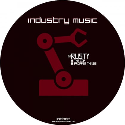 The Cop / Propper Things album by DJ Rusty - Drum and Bass Cover Art