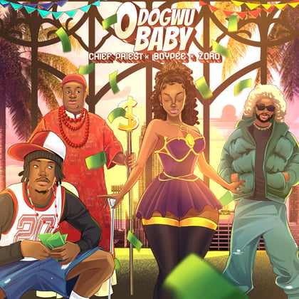 Odogwu Baby album by Zoro - Drum and Bass Cover Art