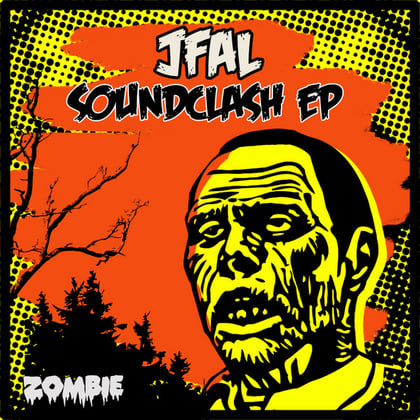 Soundclash EP album by Jfal - Drum and Bass Cover Art