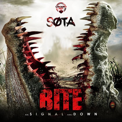 Bite / Signal / Down album by SOTA - Drum and Bass Cover Art
