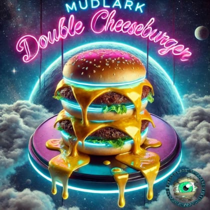 Double Cheeseburger EP album by Mudlark - Drum and Bass Cover Art