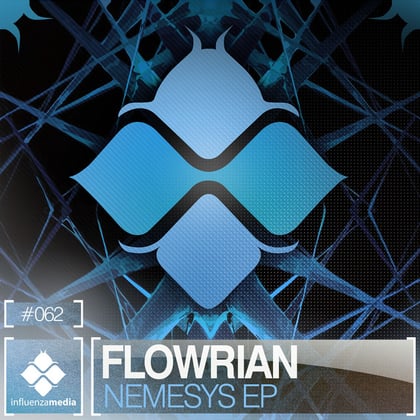 Nemesys EP album by Flowrian - Drum and Bass Cover Art