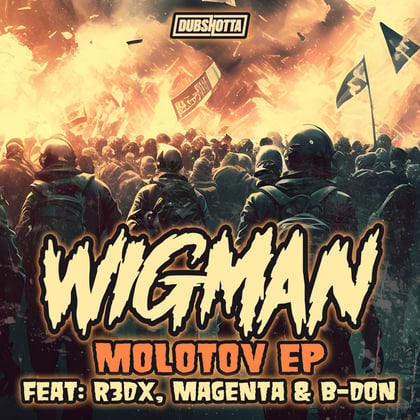 Molotov EP album by Wigman & Magenta - Drum and Bass Cover Art