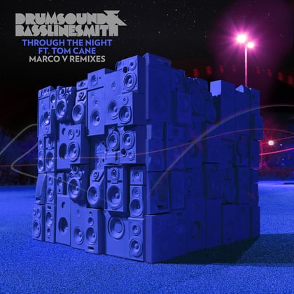 Through The Night (Marco V Remixes) album by Drumsound & Bassline Smith - Drum and Bass Cover Art