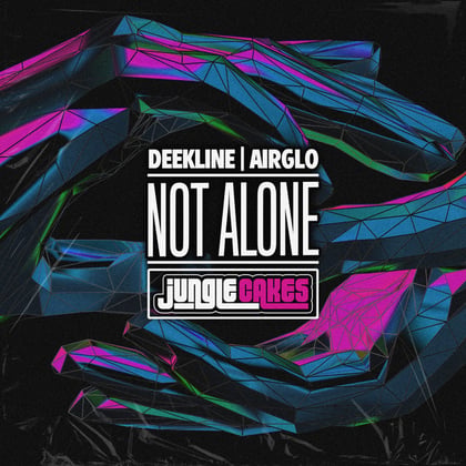 Not Alone album by Deekline & AIRGLO - Drum and Bass Cover Art