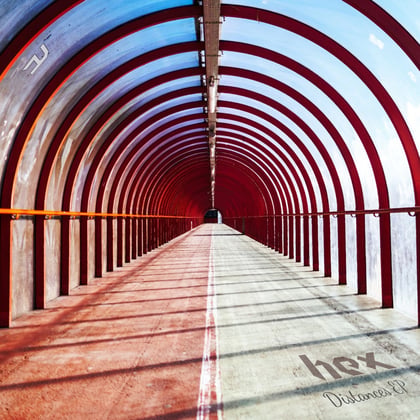 Distances album by Hex - Drum and Bass Cover Art