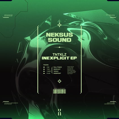 Inexplicit EP album by TNTKLZ - Drum and Bass Cover Art