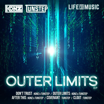 Outer Limits album by Konz - Drum and Bass Cover Art