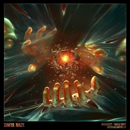 Triple Digit album by Intercept - Drum and Bass Cover Art