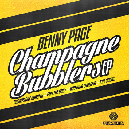 Champagne Bubblers album by Benny Page - Drum and Bass Cover Art