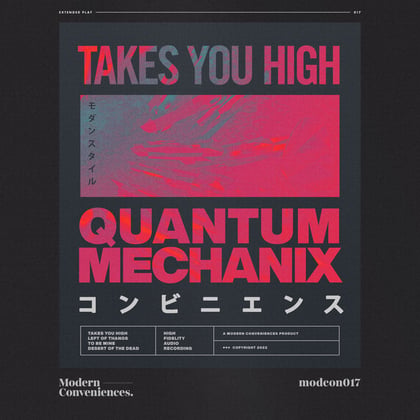 Takes You High album by Quantum Mechanix - Drum and Bass Cover Art