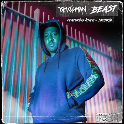 Beast album by Ego Trippin & Devilman - Drum and Bass Cover Art