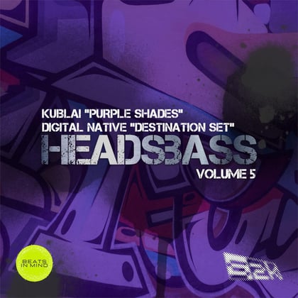 HEADSBASS VOLUME 5 PART 2 album by Kublai - Drum and Bass Cover Art