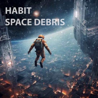 Space Debris album by HABIT - Drum and Bass Cover Art