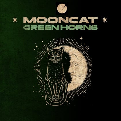 Green Horns album by Mooncat - Drum and Bass Cover Art