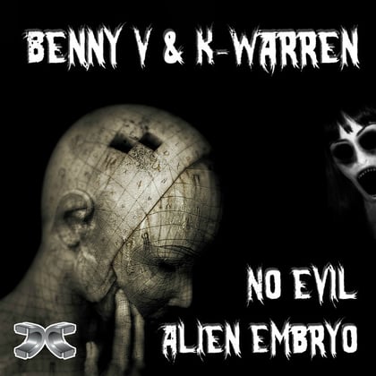 No Evil / Alien Embryo album by Mollie Collins, Benny V & K-Warren - Drum and Bass Cover Art