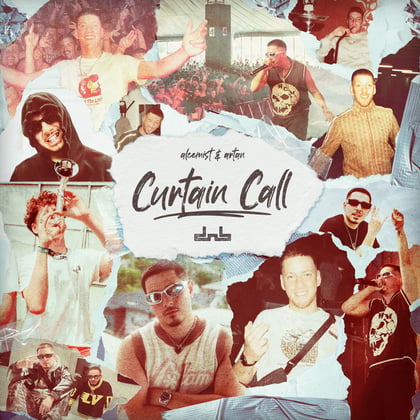 Curtain Call album by Alcemist - Drum and Bass Cover Art