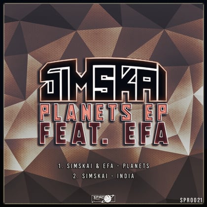 Planets album by Simskai - Drum and Bass Cover Art