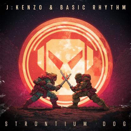 Strontium Dog album by Basic Rhythm - Drum and Bass Cover Art