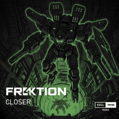 Closer album by Fr4ktion - Drum and Bass Cover Art