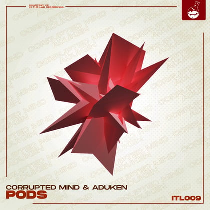 Pods album by Corrupted Mind & ADUKEN - Drum and Bass Cover Art