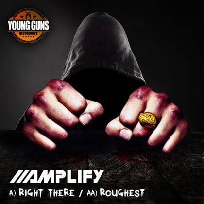 Right There / Roughest album by Capone & Amplify - Drum and Bass Cover Art
