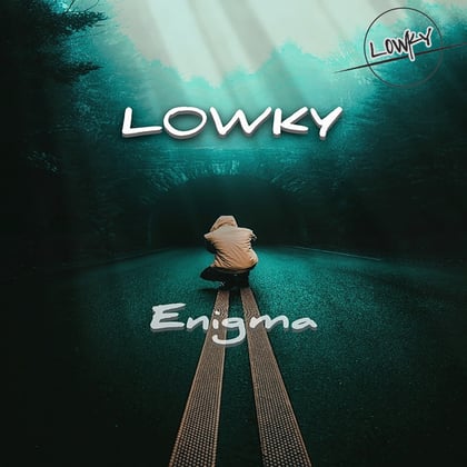 Enigma album by L0WKY - Drum and Bass Cover Art