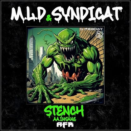 Stench album by M.L.D - Drum and Bass Cover Art