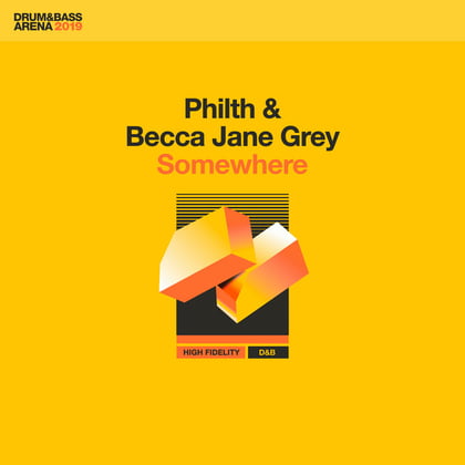 Somewhere album by Trex, Philth & Becca Jane Grey - Drum and Bass Cover Art