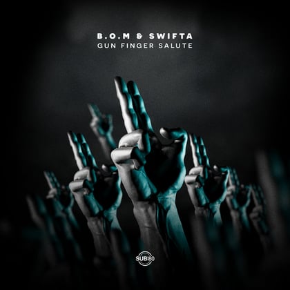 Gun Finger Salute album by Swifta - Drum and Bass Cover Art