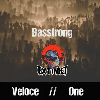 Veloce / One album by Basstrong - Drum and Bass Cover Art