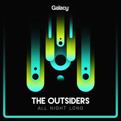 All Night Long EP album by The Outsiders - Drum and Bass Cover Art