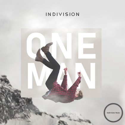 One Man album by Indivision - Drum and Bass Cover Art