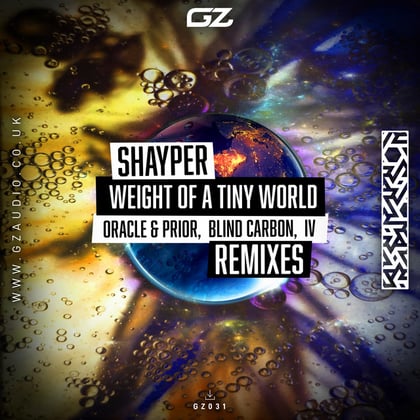 Weight of a Tiny World - Remixes album by Shayper - Drum and Bass Cover Art