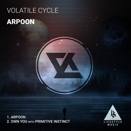 Arpoon album by Volatile Cycle - Drum and Bass Cover Art